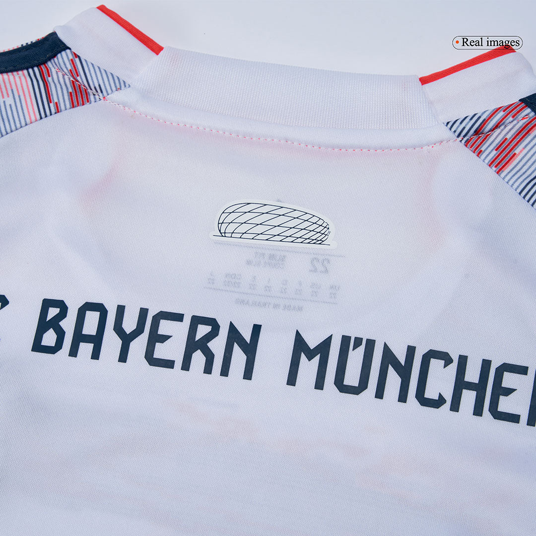 Munich Extérieur Maillot Kit 2025/26 Enfant Blanc