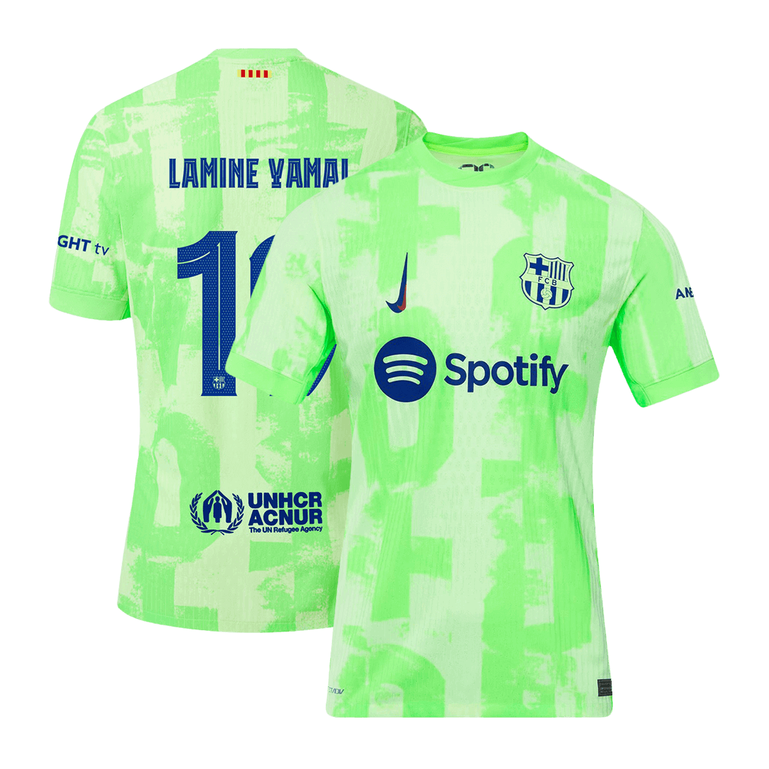 LAMINE YAMAL #19 Barcelone Third Maillot 2024/25 Authentique - UCL - Mon Maillot Foot Store
