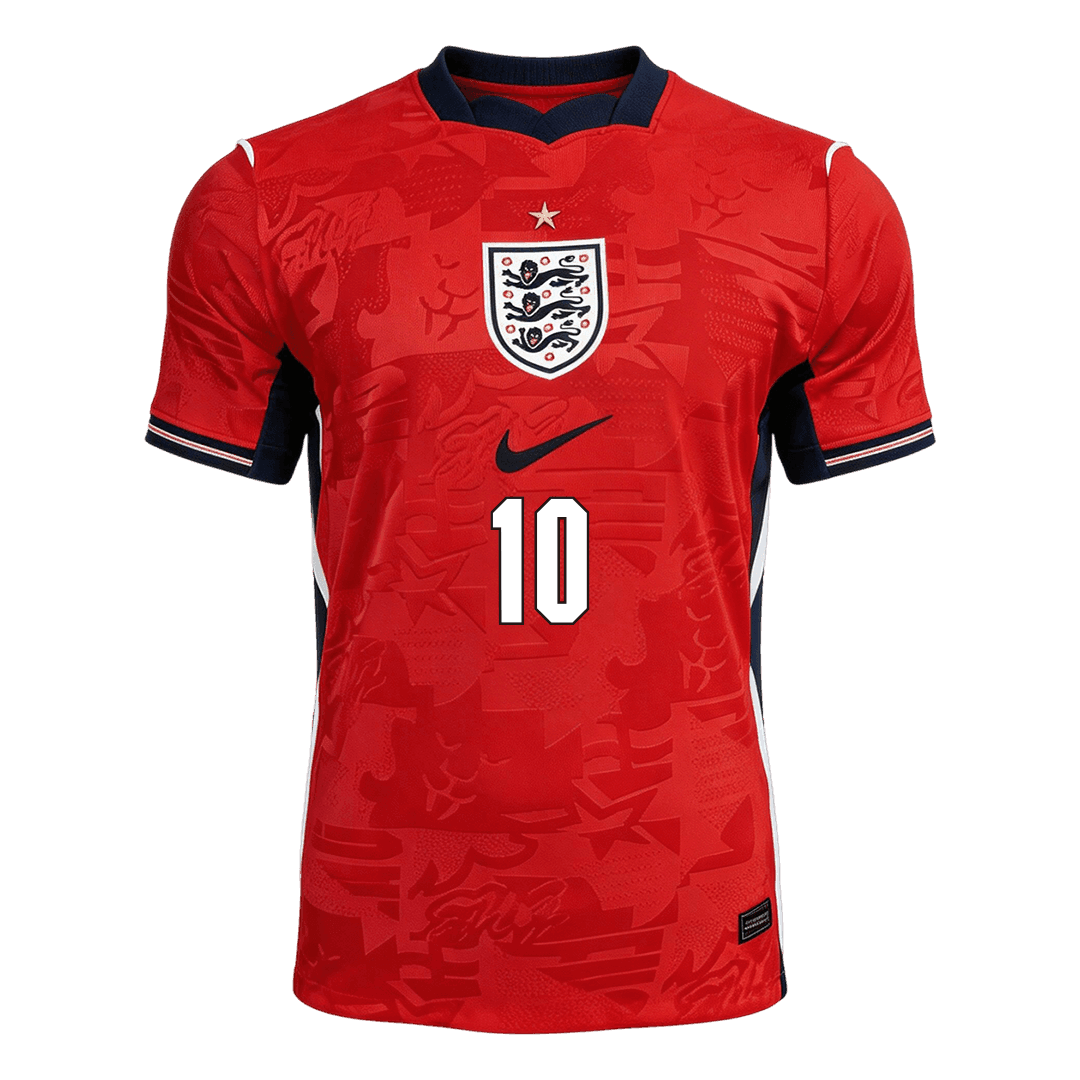 BELLINGHAM #10 Engeland Uitshirt - WK 2026 Rood Speler