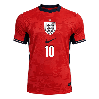 BELLINGHAM #10 Engeland Uitshirt - WK 2026 Rood Speler