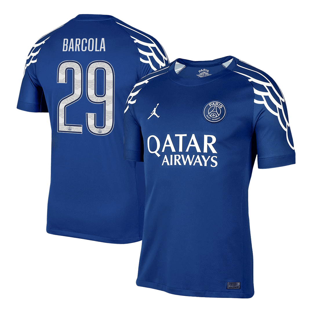 BARCOLA #29 Paris Saint-Germain Fourth Maillot 2024/25 - UCL