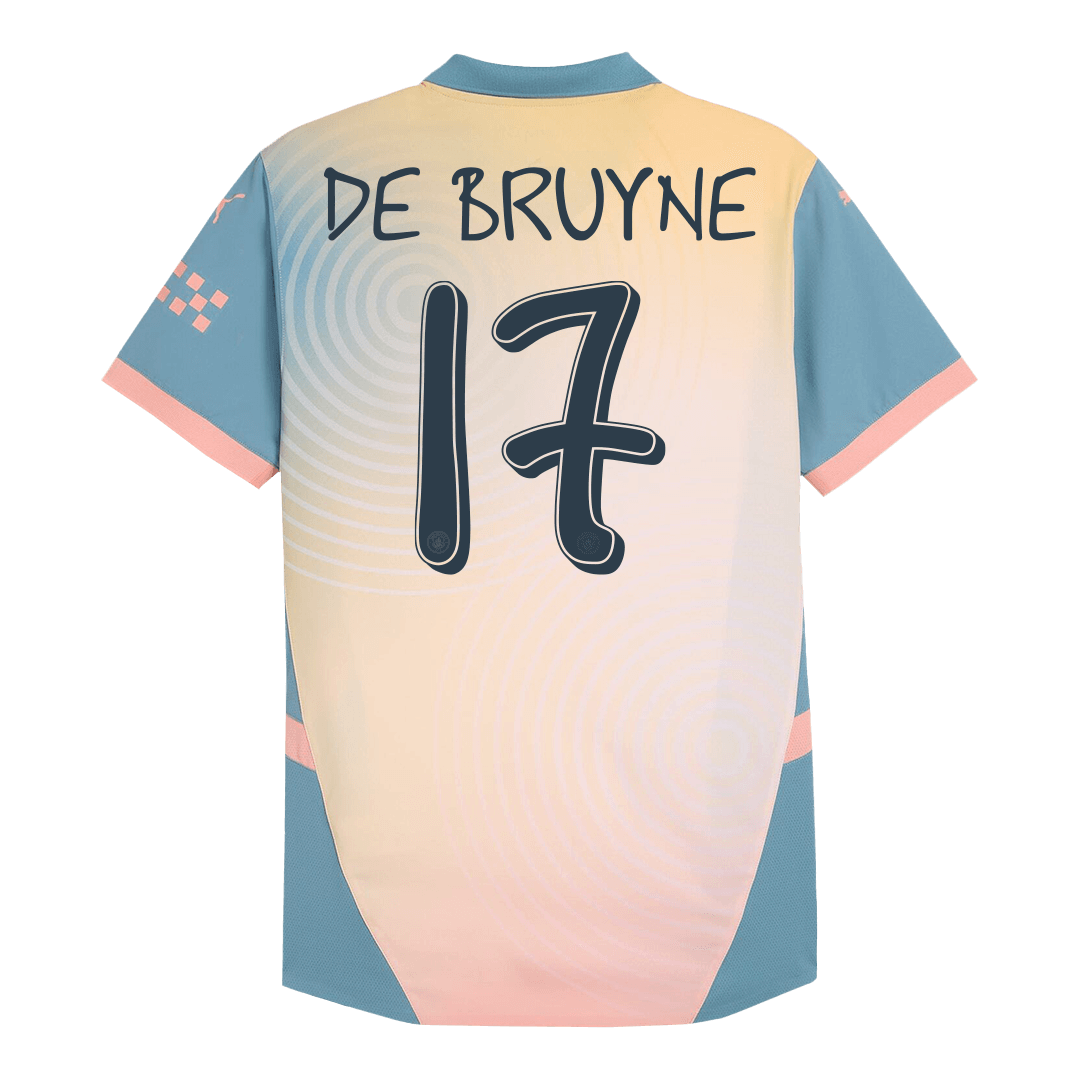 DE BRUYNE #17 Manchester City Fourth Maillot 2024/25 Authentique - Definitely City - Mon Maillot Foot Store