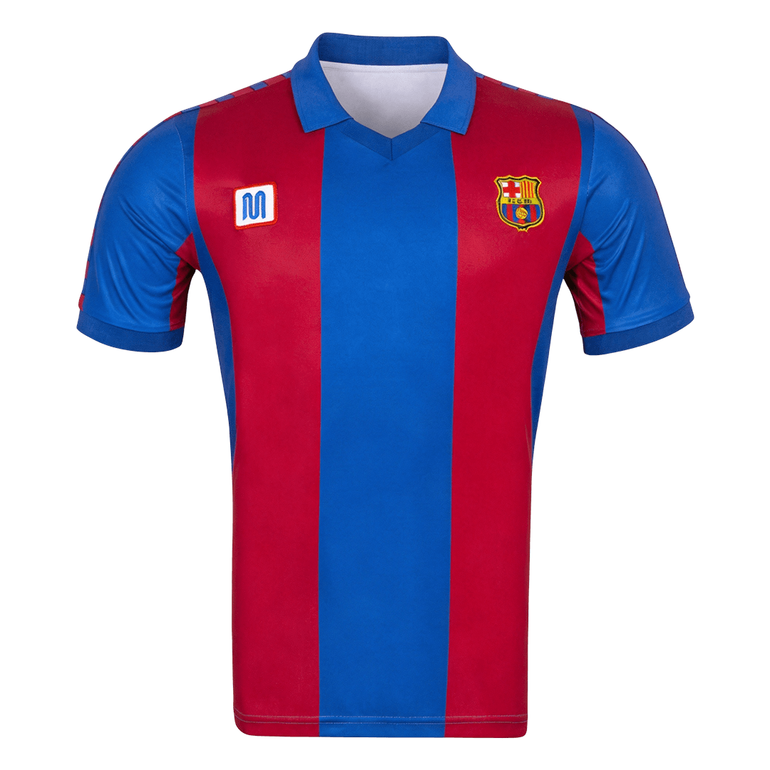 Retro Barcelona Thuisshirt 1980/82 Blauw&Granaat