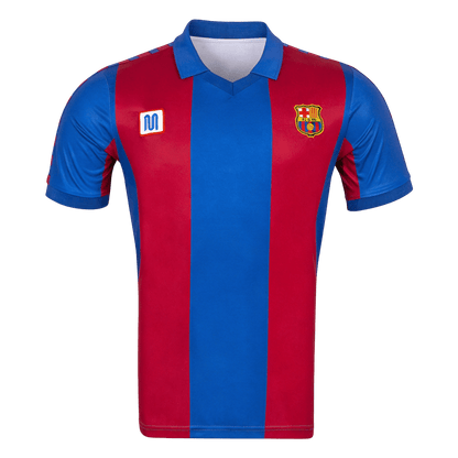 Retro Barcelona Thuisshirt 1980/82 Blauw&Granaat