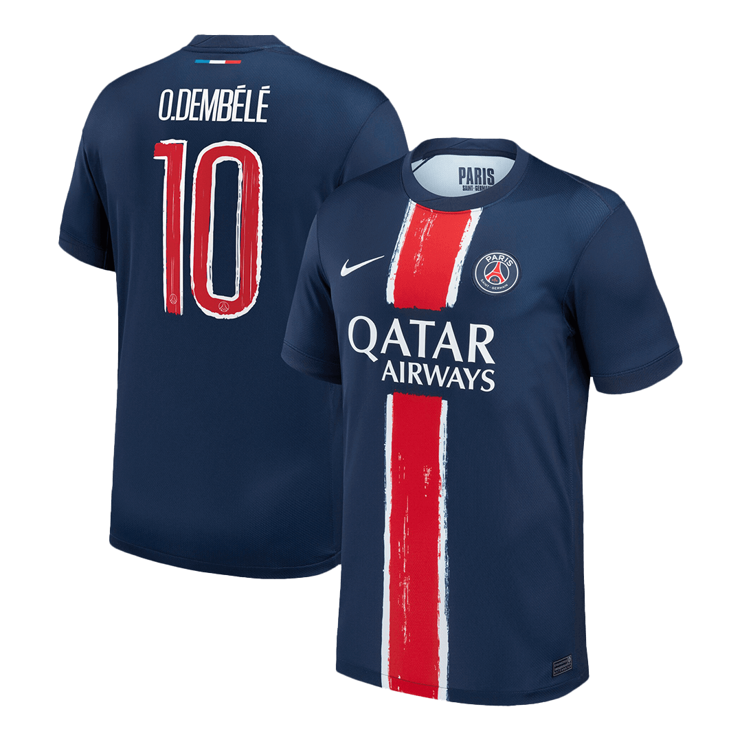O.DEMBéLé #10 Paris Saint-Germain Home Maillot 2024/25 - UCL