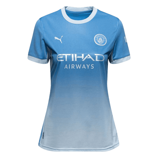 Femme Manchester City Domicile Maillot 2026/27 Bleu