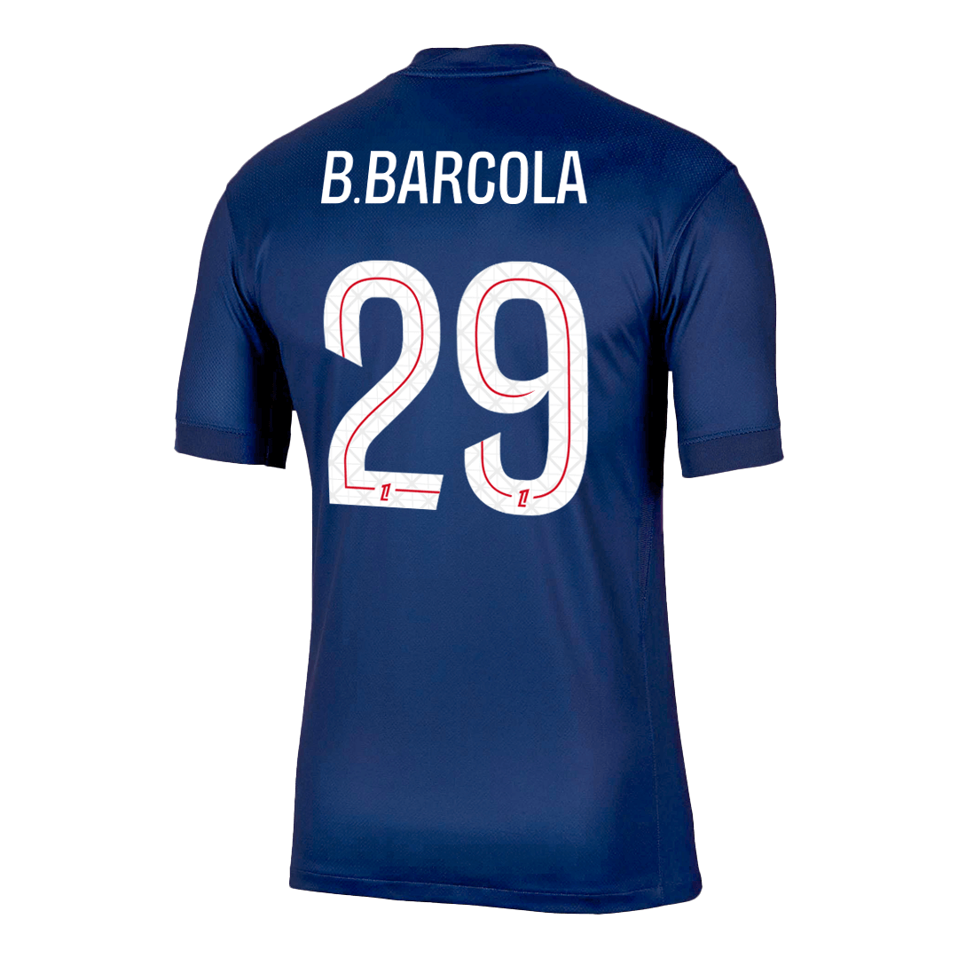 B.BARCOLA #29 Paris Saint-Germain Domicile Maillot 2025/26
