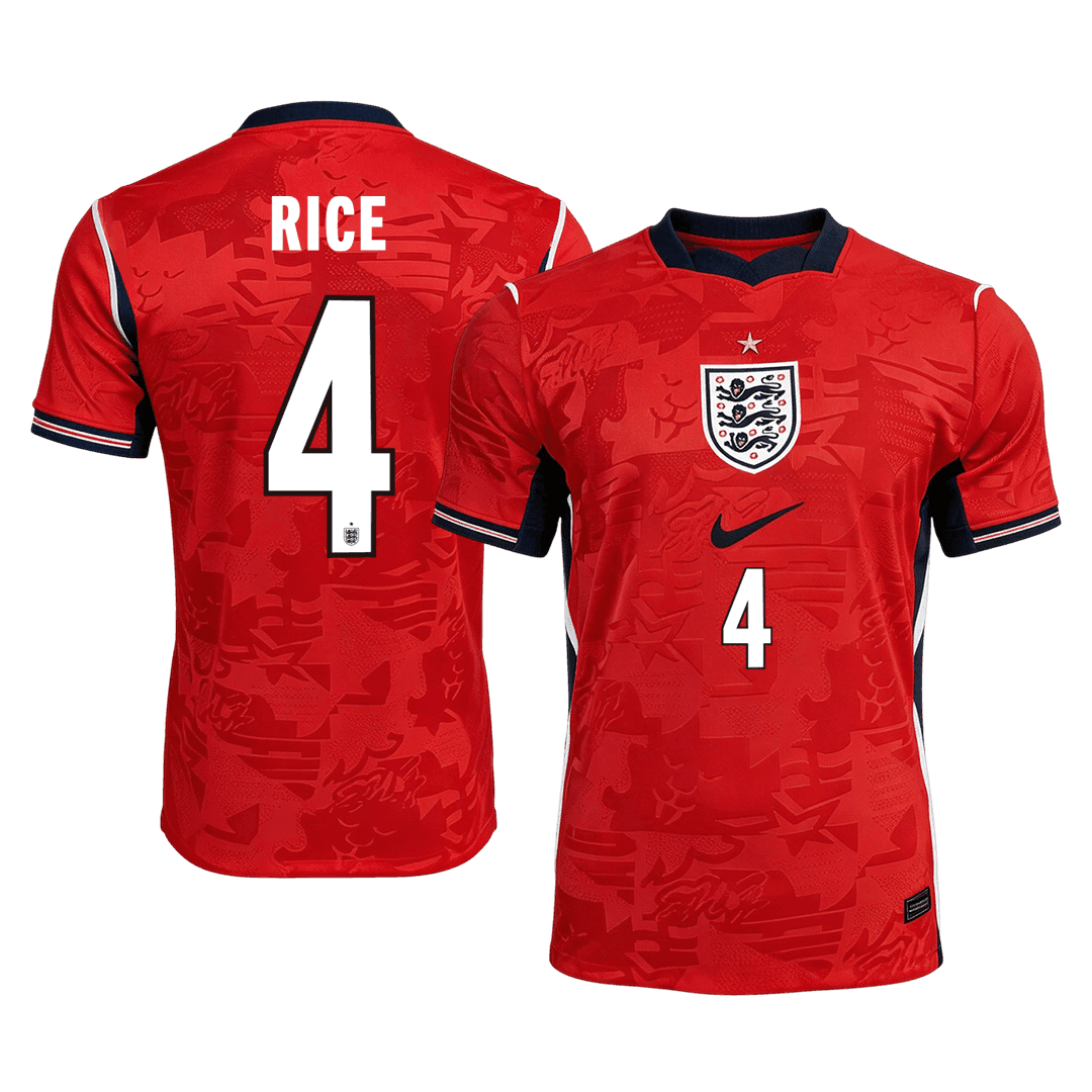 RIJST #4 Engeland Uitshirt - Wereldbeker 2026 Rood