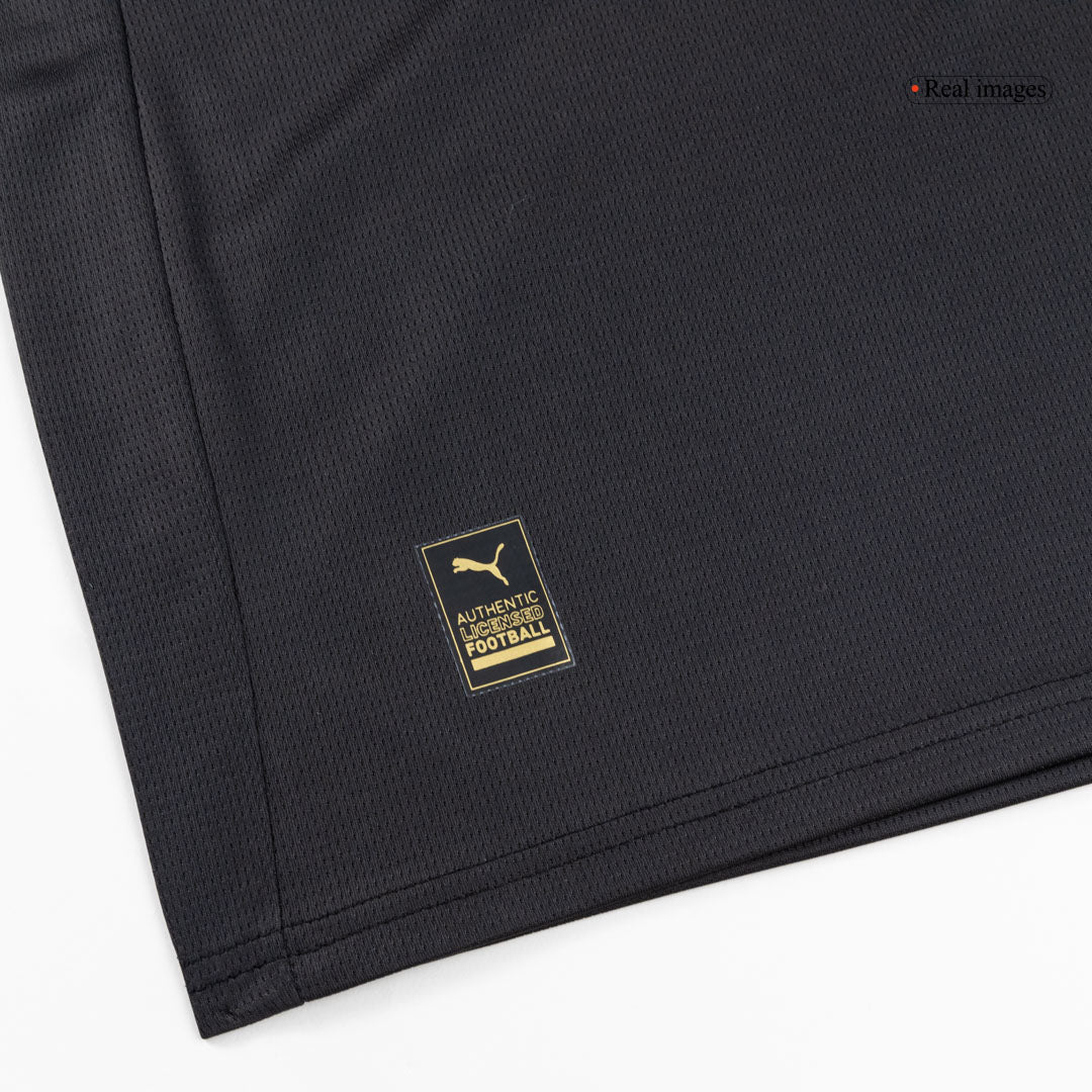 Manchester City Extérieur Maillot Kit 2025/26 Enfant Noir