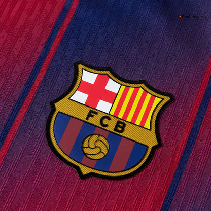 ROONY #19 Barcelone Domicile Maillot 2025/26 Rouge et Bleu Joueur - UCL
