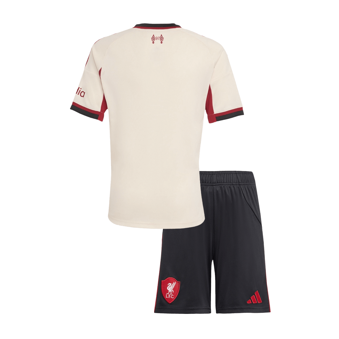 LFC Extérieur Maillot Kit 2025/26 Enfant Blanc