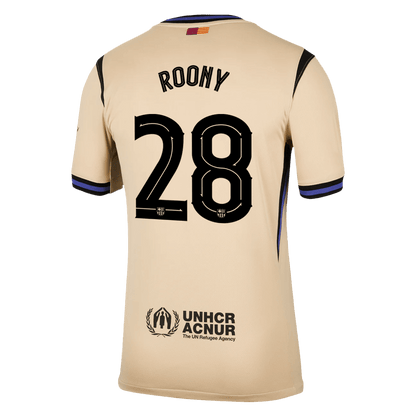 ROONY #28 Barcelone Extérieur Maillot 2025/26 Jaune