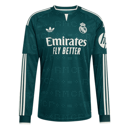 Real Madrid Extérieur Maillot Manches Longues 2026/27 Vert