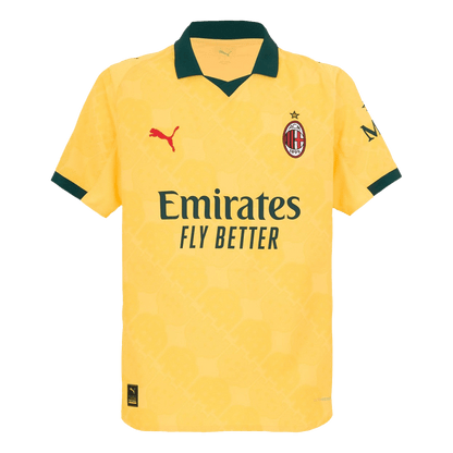 AC Milan Third Maillot 2025/26 Jaune Authentique