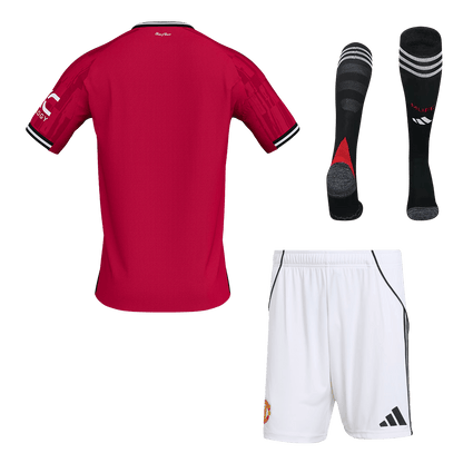 Manchester United Domicile Maillot Kit 2025/26 Rouge - Super