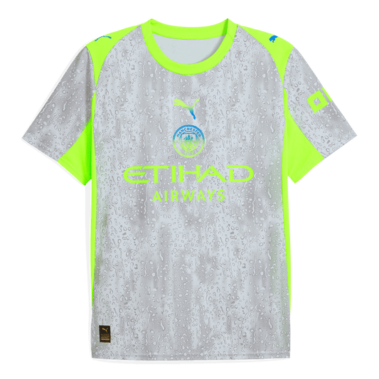 Manchester City Third Maillot 2025/26 Gris