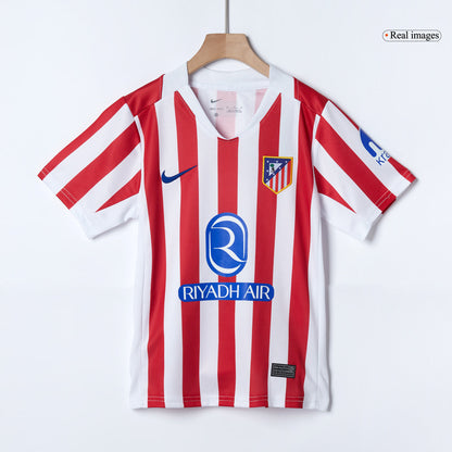 Atlético Domicile Maillot Kit 2025/26 Junior Red&White