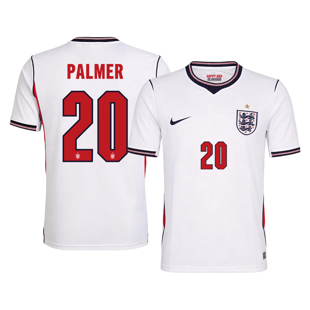 PALMER #20 Engeland Thuisshirt - Wereldkampioenschap 2026 Wit