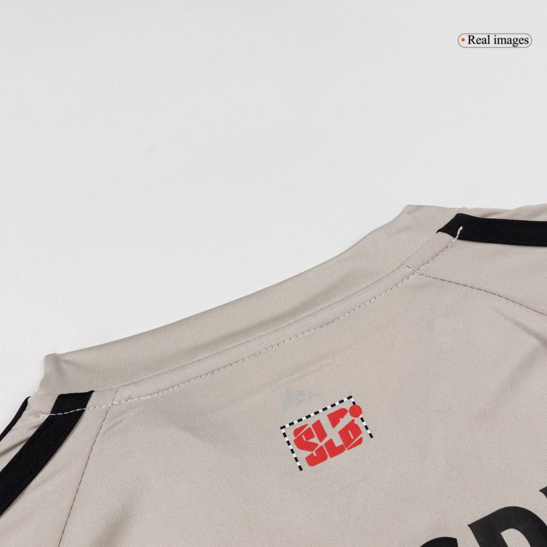 Lisbonne Extérieur Maillot Kit 2025/26 Junior Beige