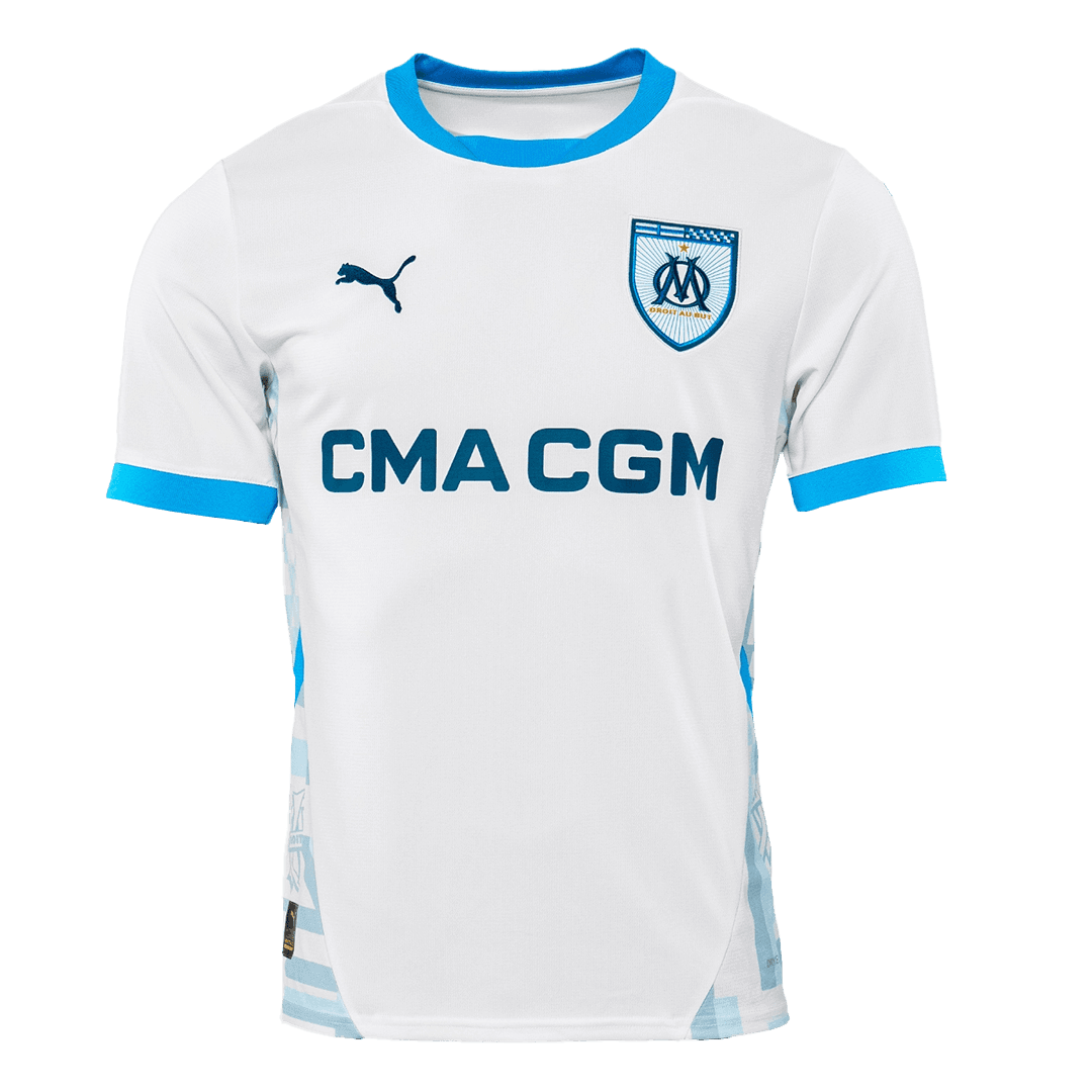 Olympique de Marseille Domicile Maillot 2024/25 Grande Taille