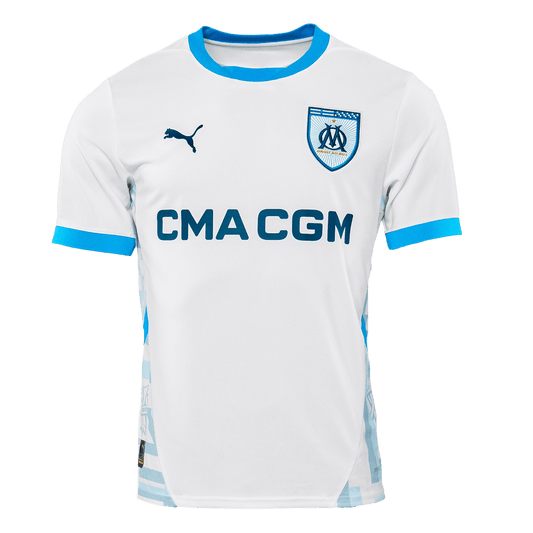 Olympique de Marseille Domicile Maillot 2024/25 Grande Taille
