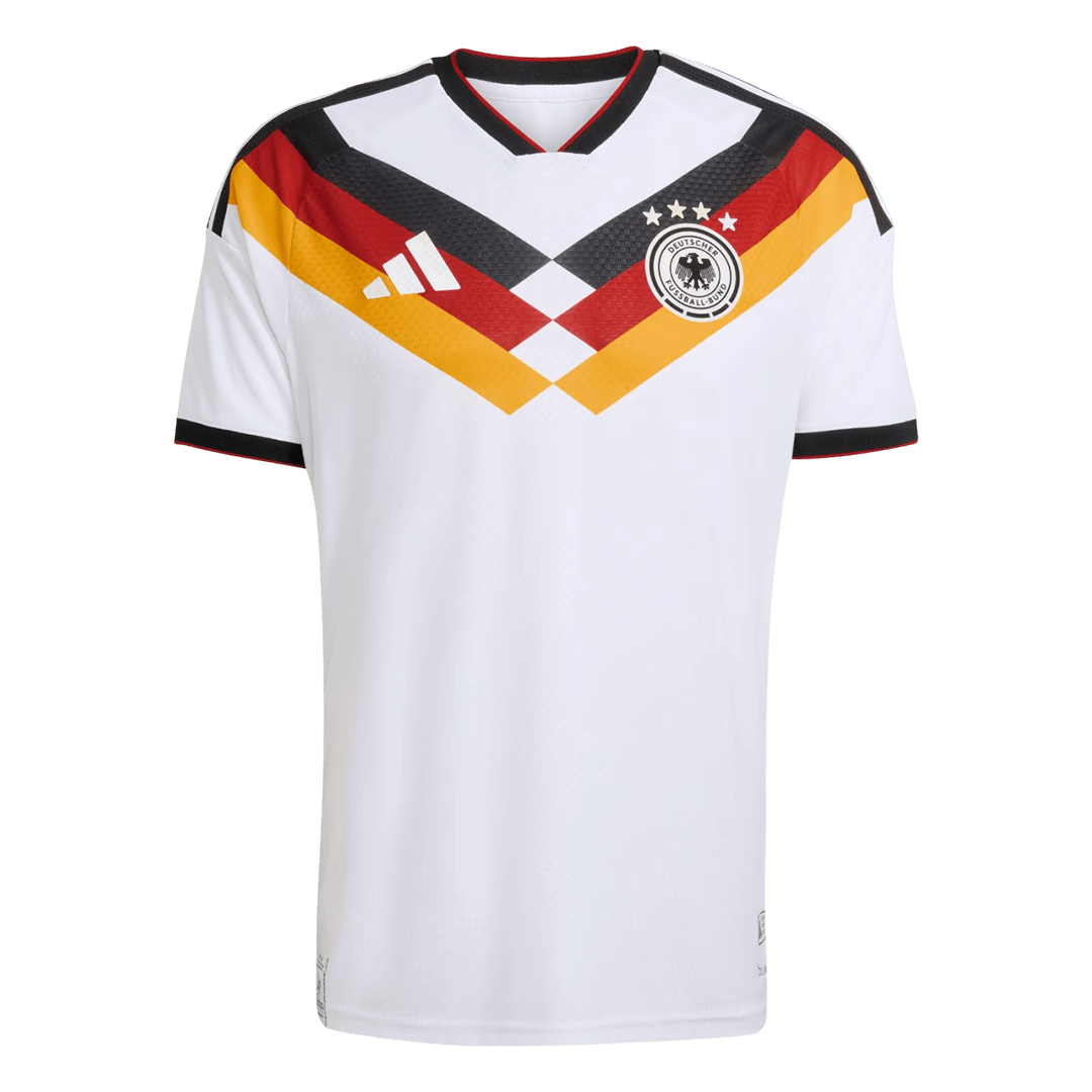 Allemagne Domicile Maillot Coupe du Monde 2026 Blanc Joueur Grande Taille