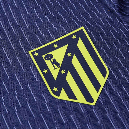 SØRLOTH #9 Atlético Uit tenue Shirt 2025/26 Marineblauw Speler