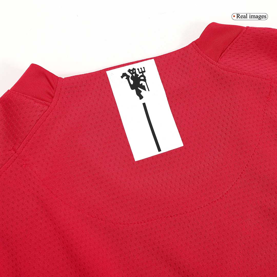 Vintage Manchester United Domicile Maillot Manches Longues 2007/08 - UCL Final