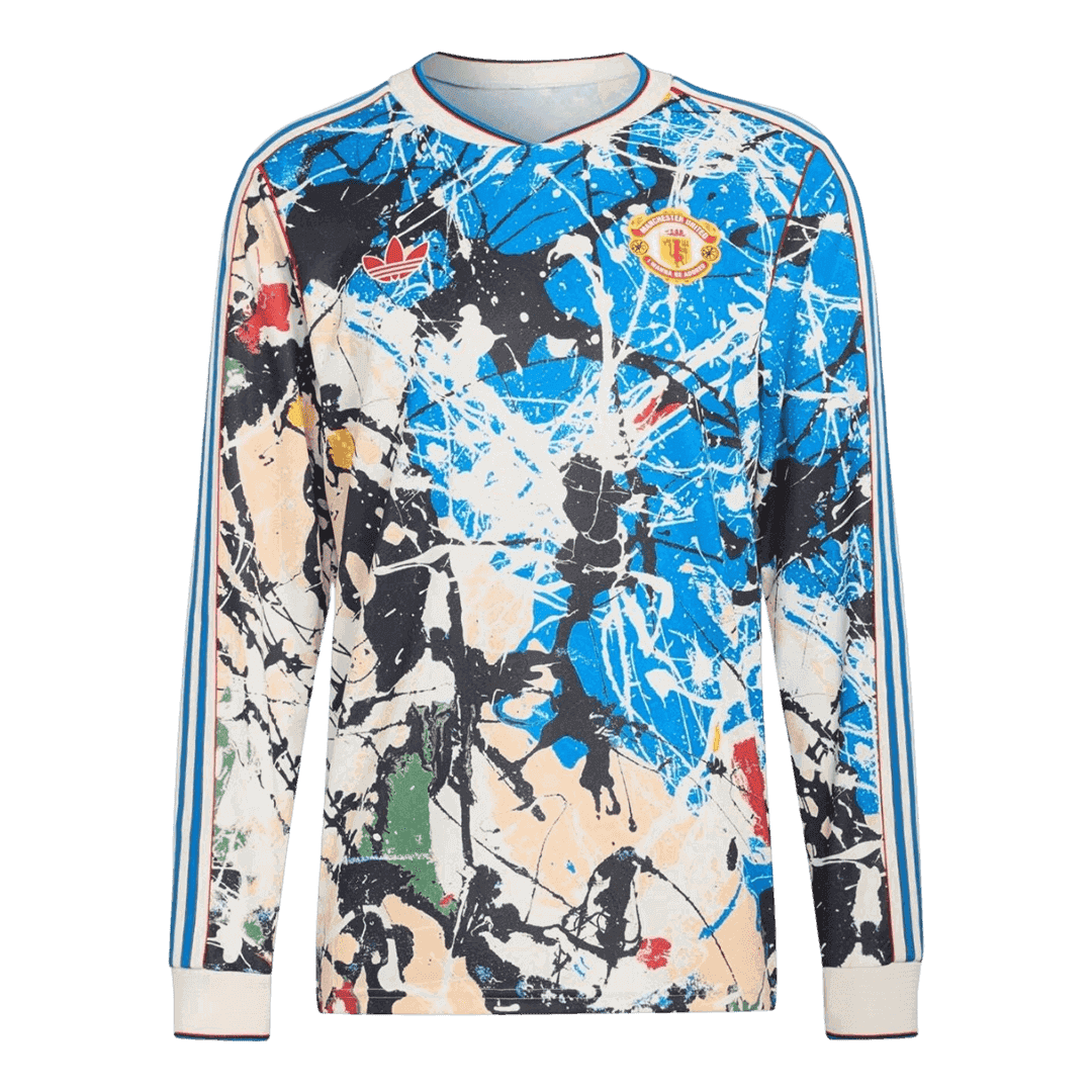 Manchester United Thuisshirt Lange Mouwen 2025/26 Blauw