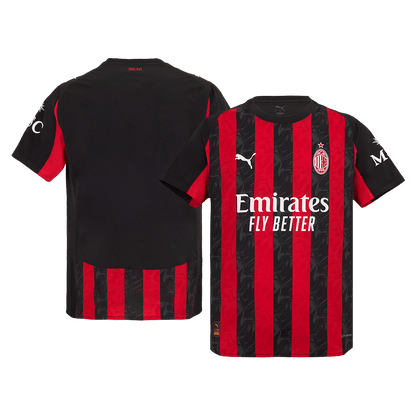AC Milan Domicile Maillot 2025/26 Red&Black Authentique