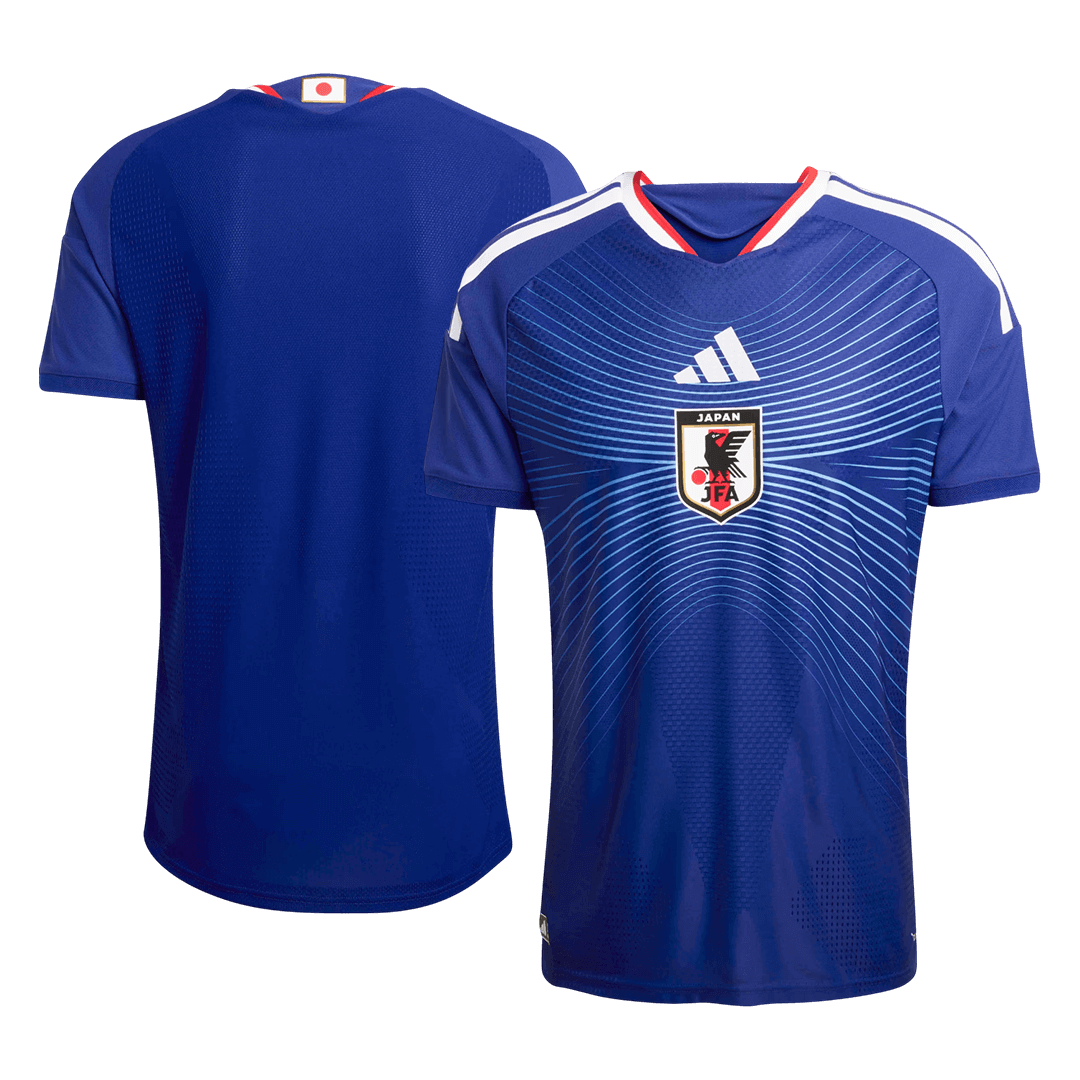 Japon Domicile Maillot Coupe du Monde 2026 Bleu marine Joueur Grande Taille