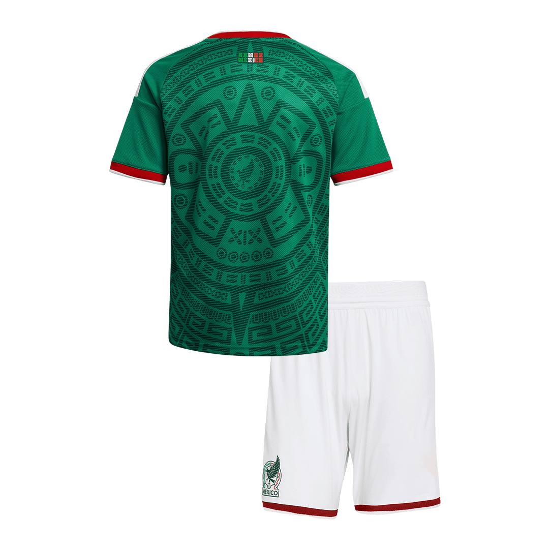 Mexique Domicile Maillot Kit 2025/26 Junior Vert