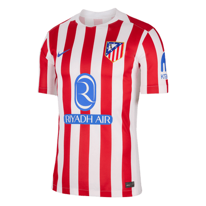 SØRLOTH #9 Atlético Thuisshirt 2025/26 Rood & Wit
