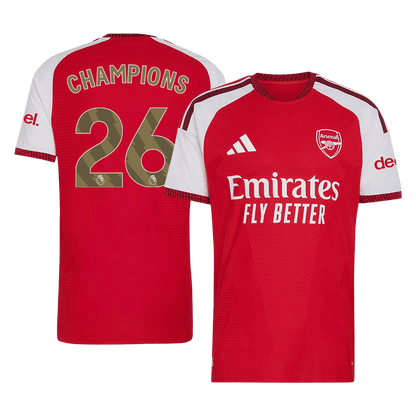 KAMPIOENEN #26 Arsenal Thuis Shirt 2026/27 Rood Speler