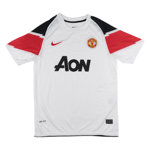 Retro Manchester United Extérieur Maillot 2010/11 Blanc