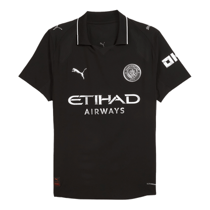 REIJNDERS #4 Manchester City Extérieur Maillot 2025/26 Noir Joueur