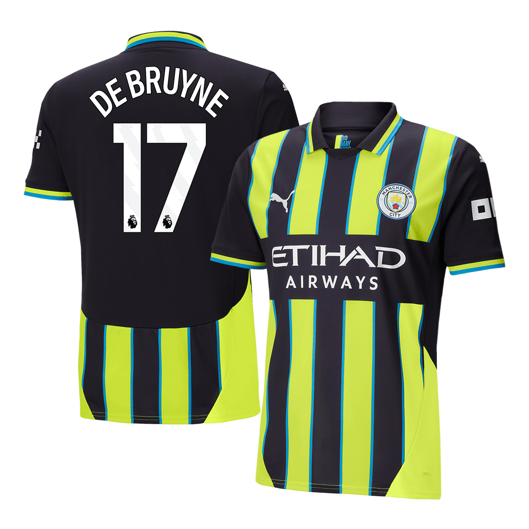 DE BRUYNE #17 Manchester City Extérieur Maillot 2024/25 - Mon Maillot Foot Store