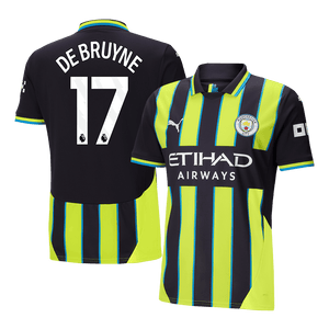 DE BRUYNE #17 Manchester City Extérieur Maillot 2024/25