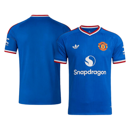 Manchester United Uitshirt 2026/27 Blauw Speler