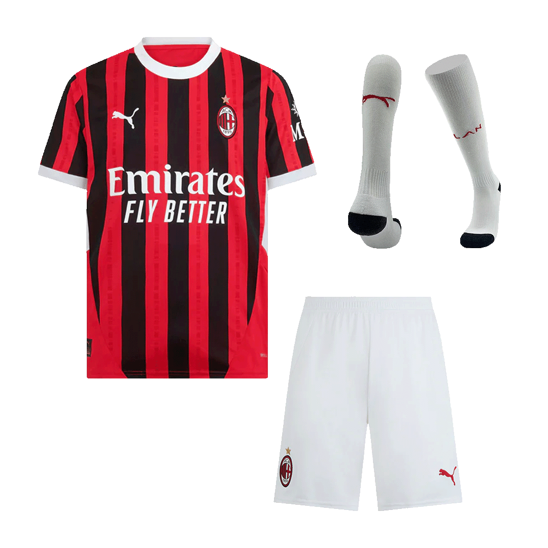 Milan AC Domicile Maillot Kit 2024/25 - Mon Maillot Foot Store
