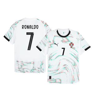 RONALDO #7 Portugal Extérieur Maillot 2025 Authentique
