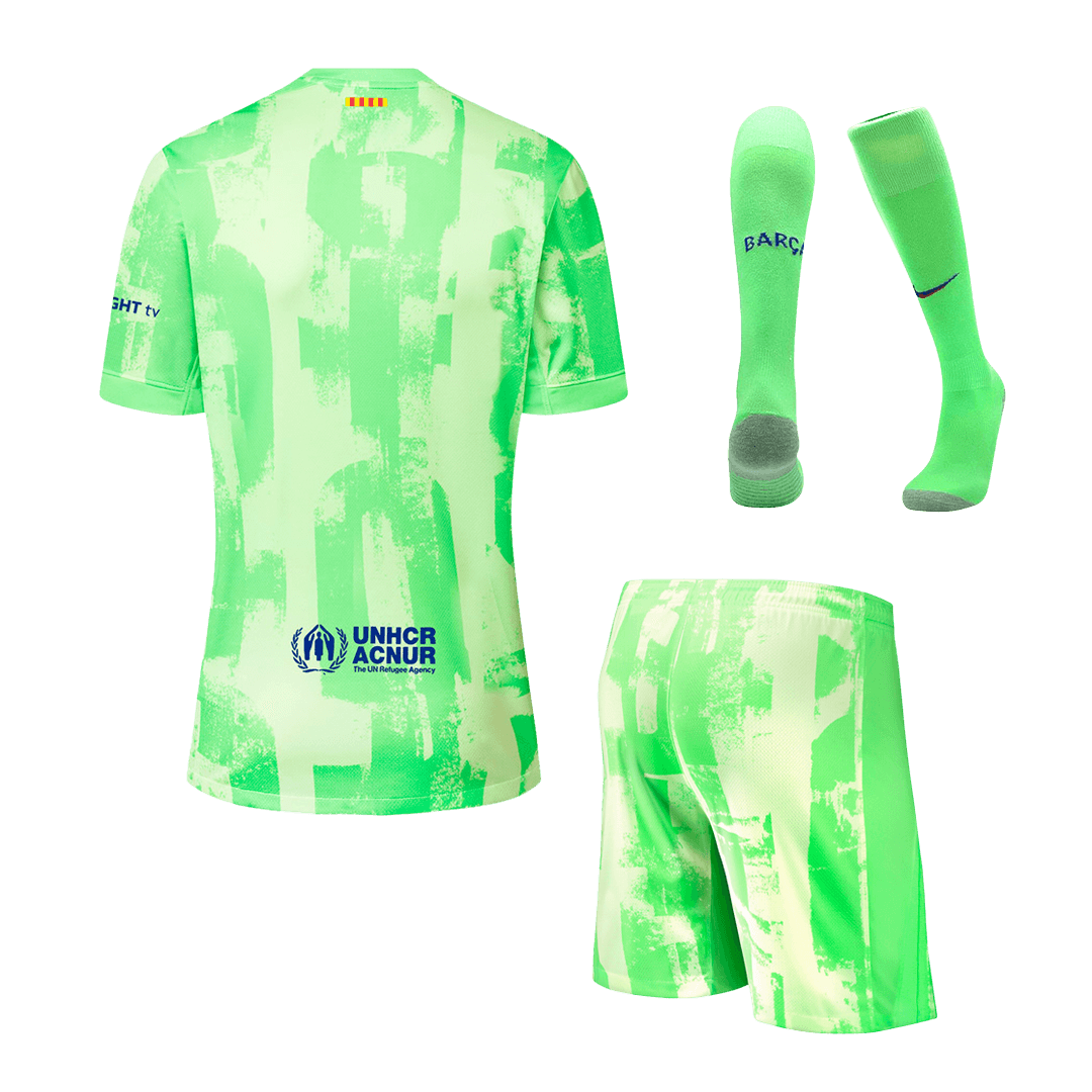 Barcelone Third Maillot Kit 2024/25 Spotify Logo Without Text - Super