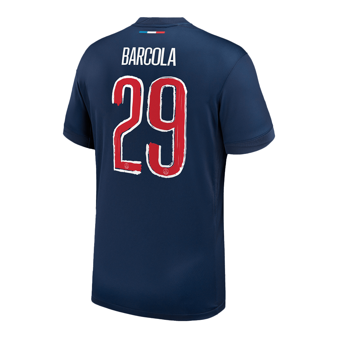 BARCOLA #29 Paris Saint-Germain Domicile Maillot 2024/25 - UCL Grande Taille