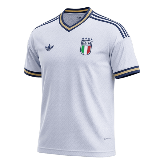 Italie Extérieur Maillot Coupe du Monde 2026 Blanc Grande Taille