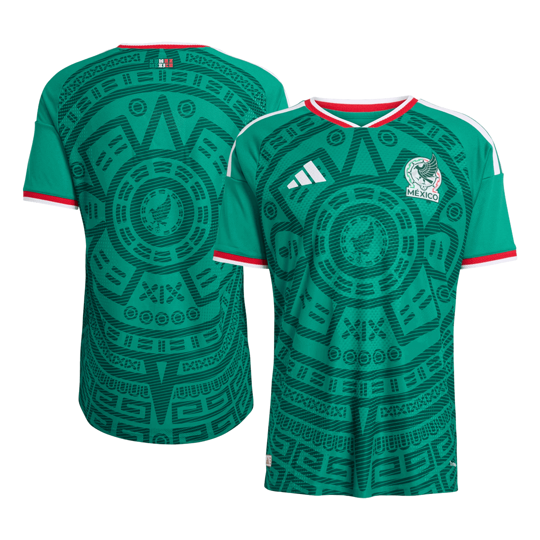 Mexique Domicile Maillot Coupe du Monde 2026 Vert Joueur Grande Taille
