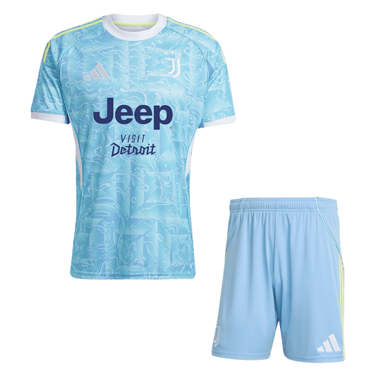 Juventus Extérieur Maillot Kit 2025/26 Bleu