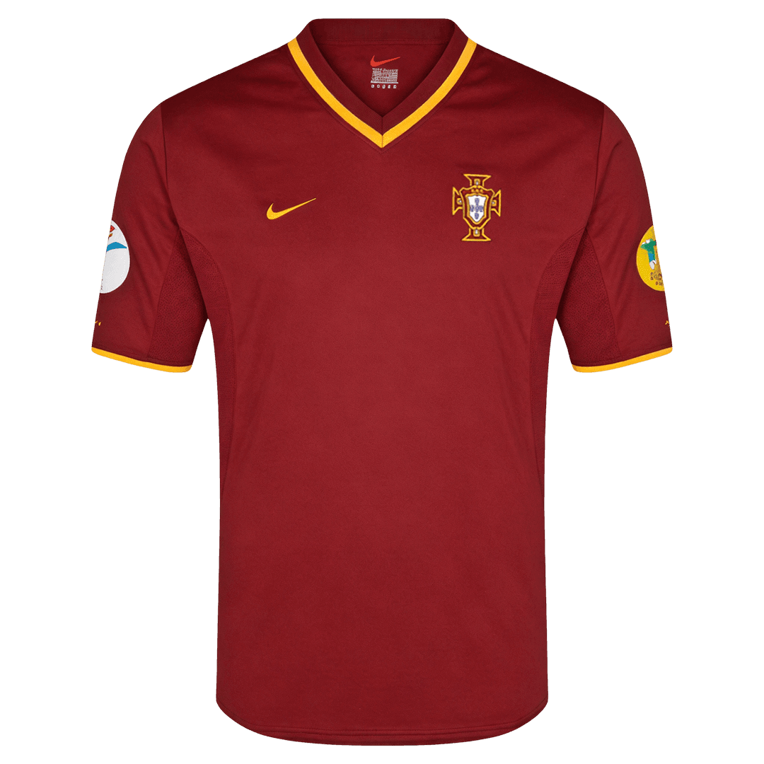 Retro Portugal Thuisshirt 2000 Rood