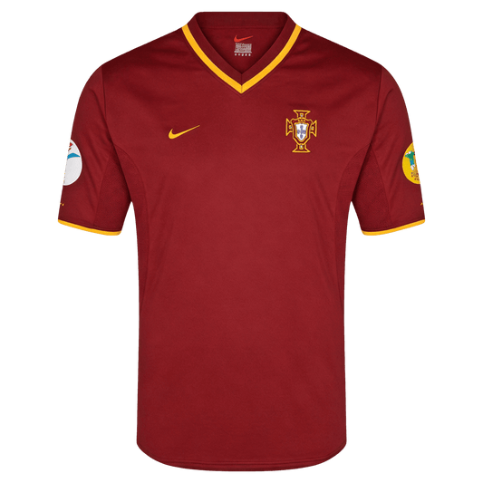 Retro Portugal Thuisshirt 2000 Rood