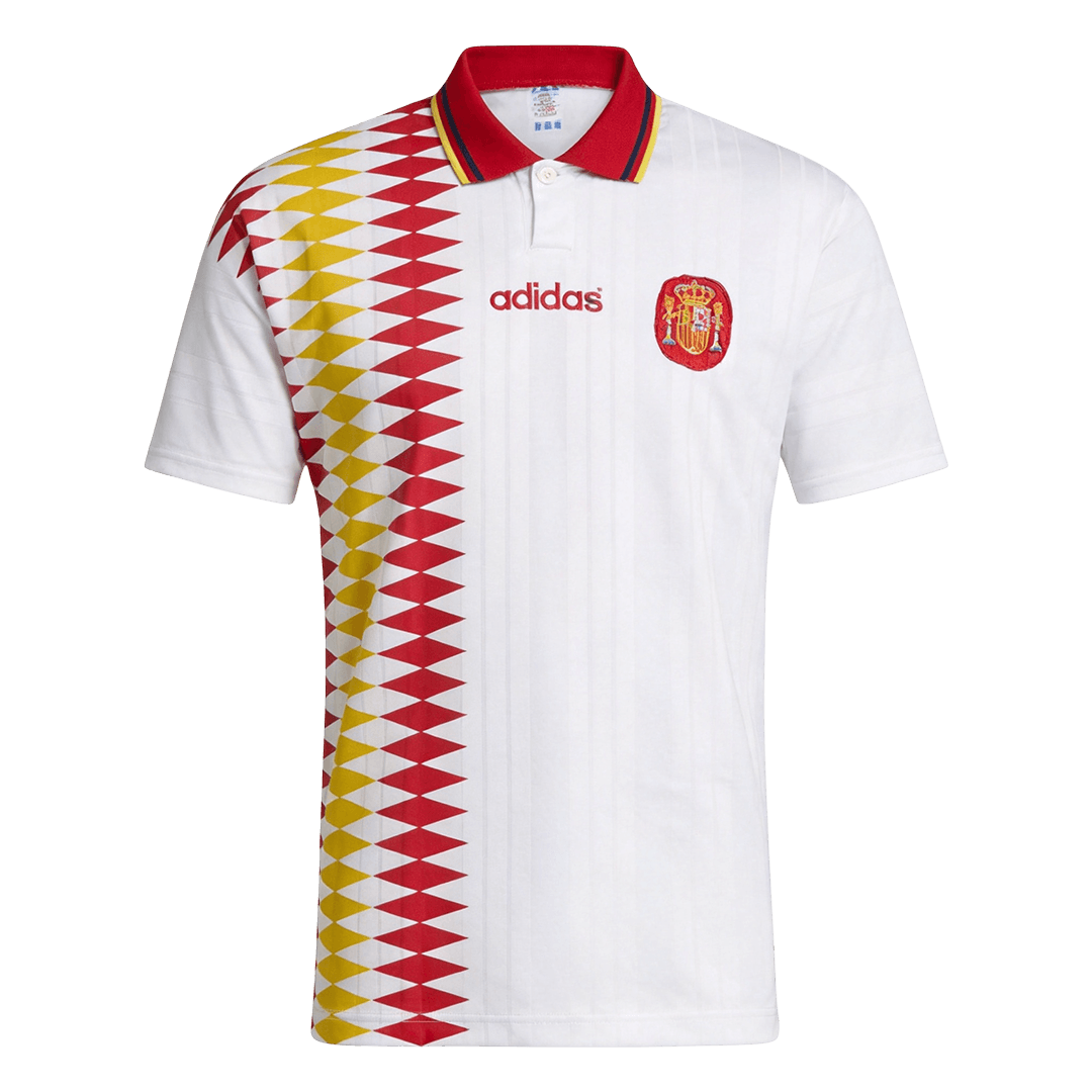 Retro Spanje Uit Thuisshirt 1994 Wit