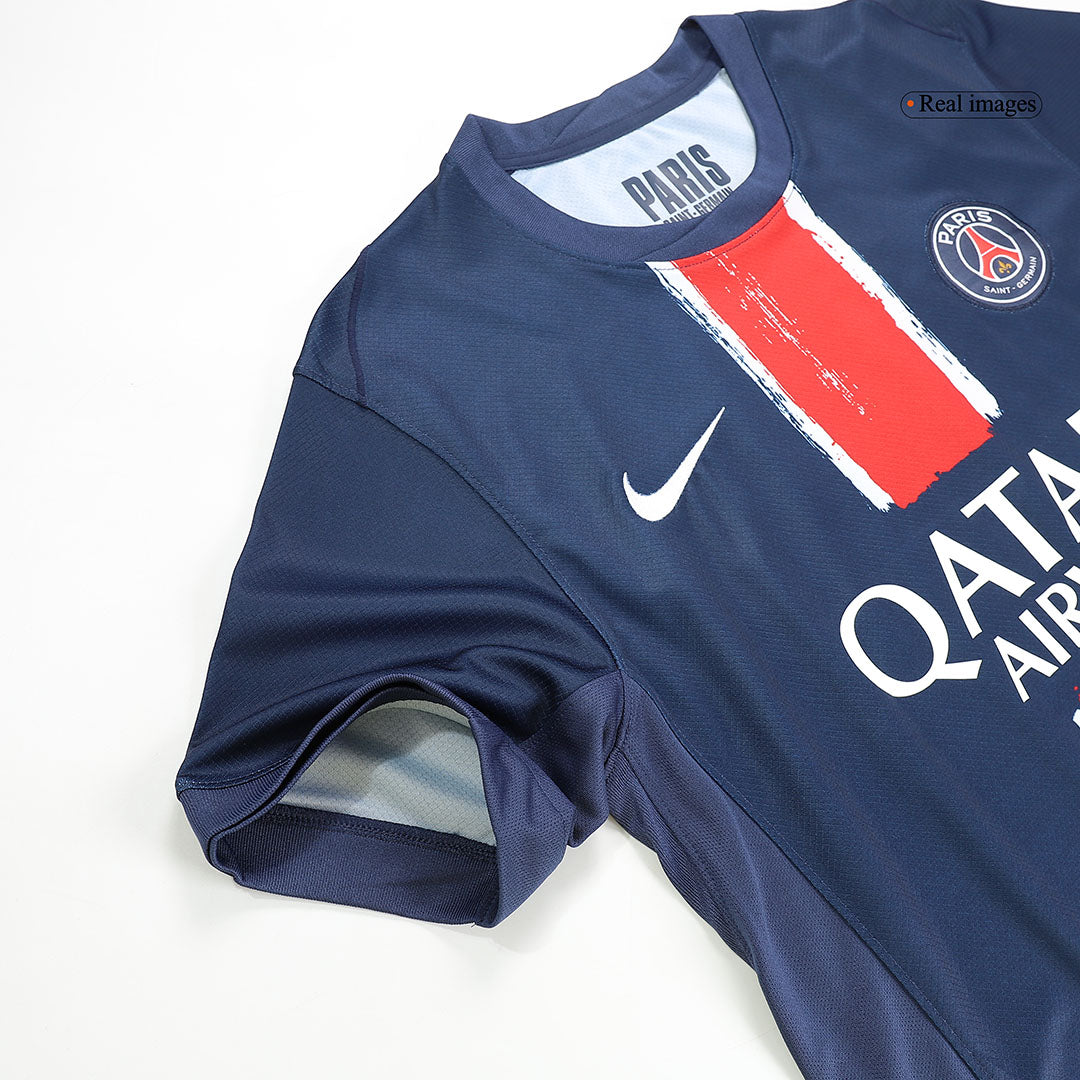 CHAMPIONS #25 Paris Saint-Germain Domicile Maillot 2024/25 - CHAMPIONS OF EUROPE Grande Taille